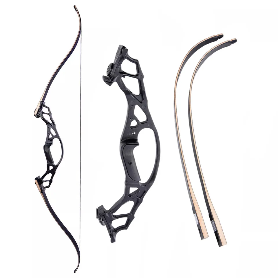 62" 30-60lbs Archery Aluminum Riser Bow Takedown Recurve Bow Hunting Target Shooting
62" 30-60lbs Archery Aluminum Riser Bow Takedown Recurve Bow Hunting Target Shooting