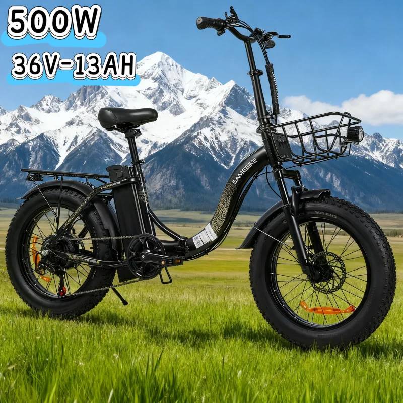 Electric bicycle high carbon steel frame 20 inches foldable with 500W 36V 13AH battery adult E-bike extremely convenient
Electric bicycle high carbon steel frame 20 inches foldable with 500W 36V 13AH battery adult E-bike extremely convenient
