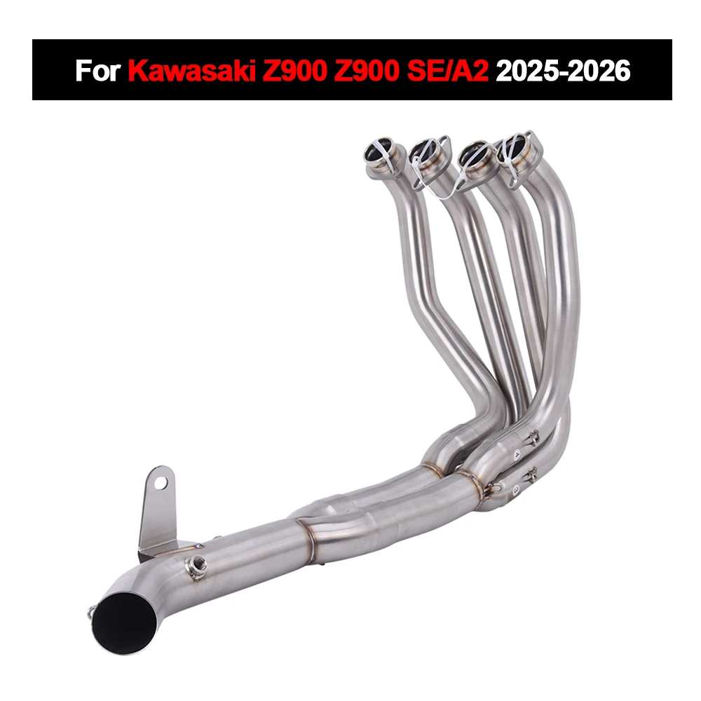 Выхлопная система Slip-On для Kawasaki Z900 Z900 SE/A2 2025-2026: полная система, передняя соединительная труба, глушитель из нержавеющей стали
Выхлопная система Slip-On для Kawasaki Z900 Z900 SE/A2 2025-2026: полная система, передняя соединительная труба, глушитель из нержавеющей стали