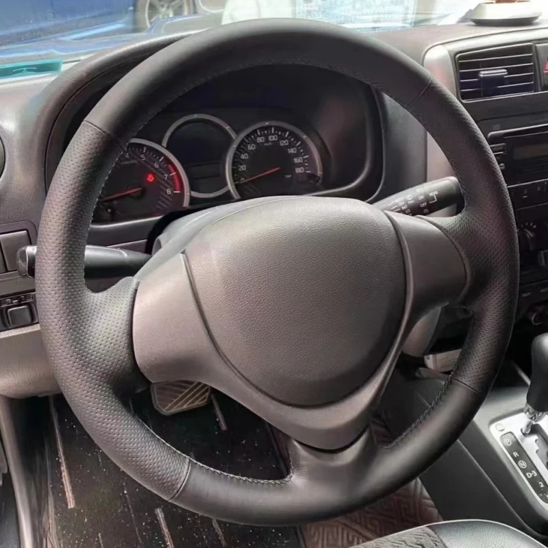 Braid Car Steering Wheel Cover Wrap Hand Sewing Genuine Leather For Suzuki Jimny 2015 2016 2017 2018 2015-2018 Car Accessorie
Braid Car Steering Wheel Cover Wrap Hand Sewing Genuine Leather For Suzuki Jimny 2015 2016 2017 2018 2015-2018 Car Accessorie