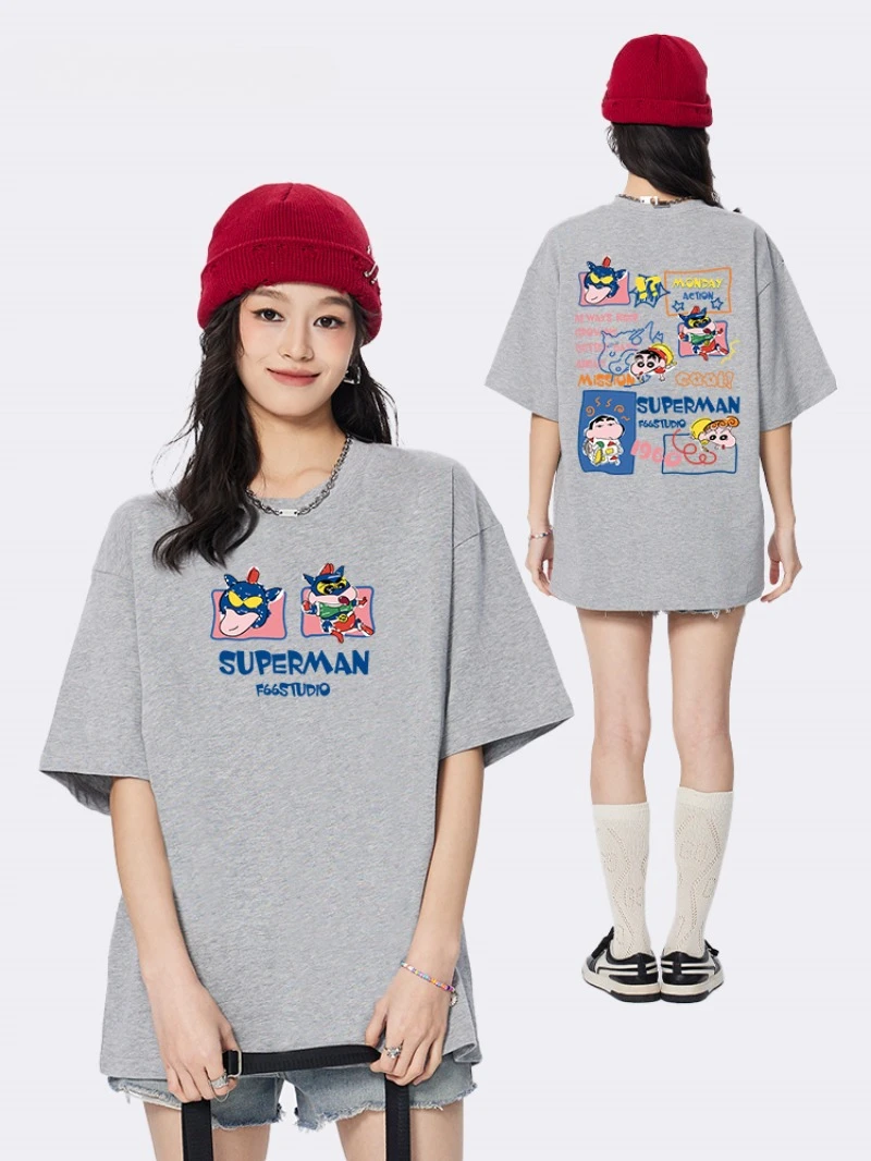 SUP Animation Joint Summer New Women's T-shirt Cute Fun Print Beautiful Woman Pure Cotton College Wind Harajuku Youth
SUP Animation Joint Summer New Women's T-shirt Cute Fun Print Beautiful Woman Pure Cotton College Wind Harajuku Youth