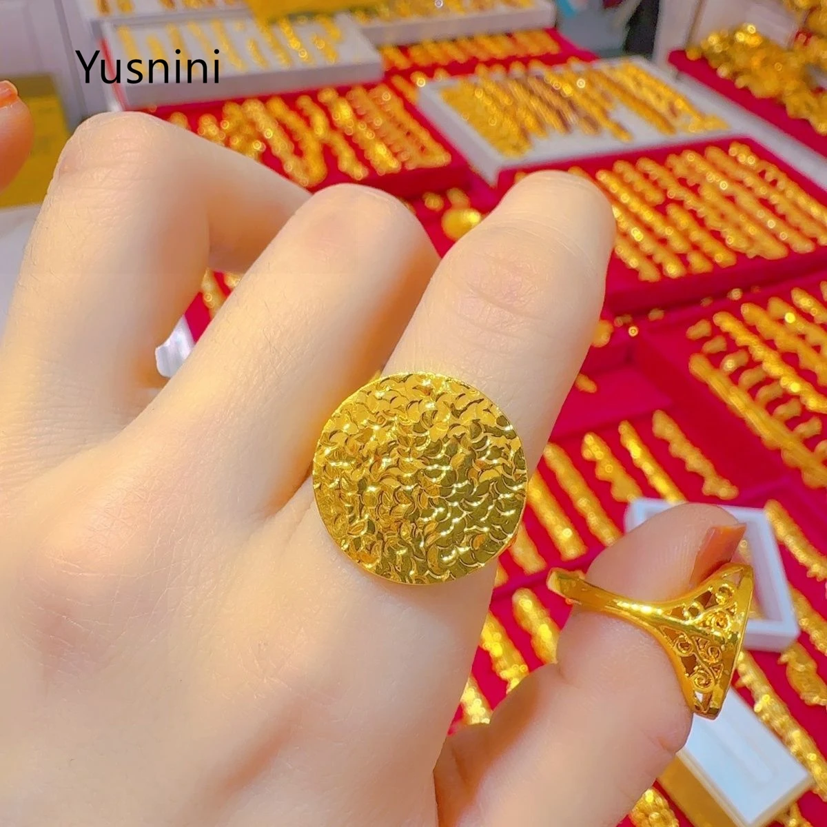 Dubai Women's 24K Gold Plated Ring From Ethiopia Suitable For Wedding And Party Accessories Exquisite Gifts YY10982
Dubai Women's 24K Gold Plated Ring From Ethiopia Suitable For Wedding And Party Accessories Exquisite Gifts YY10982
