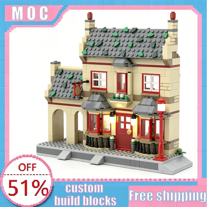 524 PCS MOC Station Extension - Diagon Alley Themed Building Model Custom Creative Building Blocks Educational Assembly Toy Gift
524 PCS MOC Station Extension - Diagon Alley Themed Building Model Custom Creative Building Blocks Educational Assembly Toy Gift