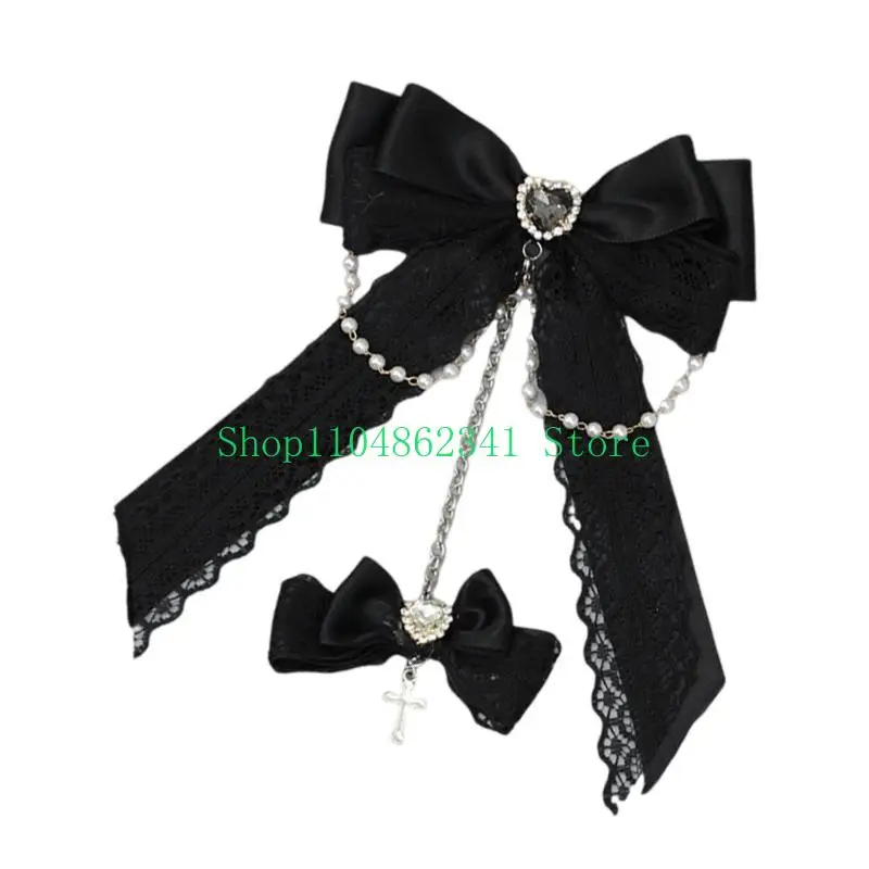 652F Fringed Hair Barrette Anime Bowknot Hair Clip for Halloween Theme Event Hairpin
652F Fringed Hair Barrette Anime Bowknot Hair Clip for Halloween Theme Event Hairpin