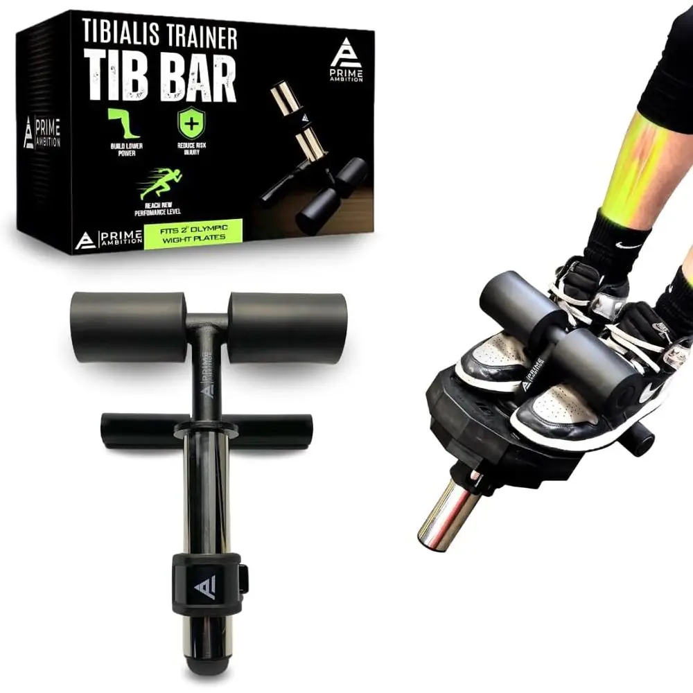 Tibialis Anterior Trainer: Tibia Cal Raise Equipment for Calves, Shins, and Ankles with 2 Weight Plates
Tibialis Anterior Trainer: Tibia Cal Raise Equipment for Calves, Shins, and Ankles with 2 Weight Plates