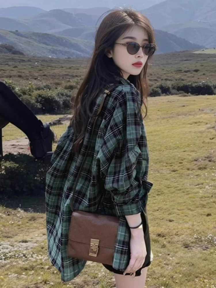 een Plaid irt Jaet Women's Lightweight Loose Casual Mid-Length Sun Protection Open Cardigan Winter Faion Outerwear
een Plaid irt Jaet Women's Lightweight Loose Casual Mid-Length Sun Protection Open Cardigan Winter Faion Outerwear