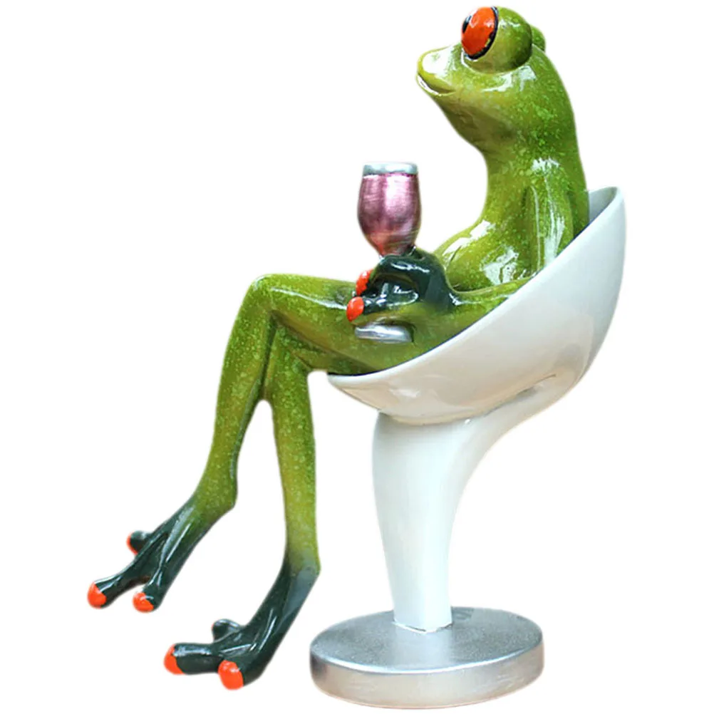 Frog-Shape Statue Resin Craft Table Centerpiece Attractive Appearance Bright Office Car Decoration Resin Frogs
Frog-Shape Statue Resin Craft Table Centerpiece Attractive Appearance Bright Office Car Decoration Resin Frogs