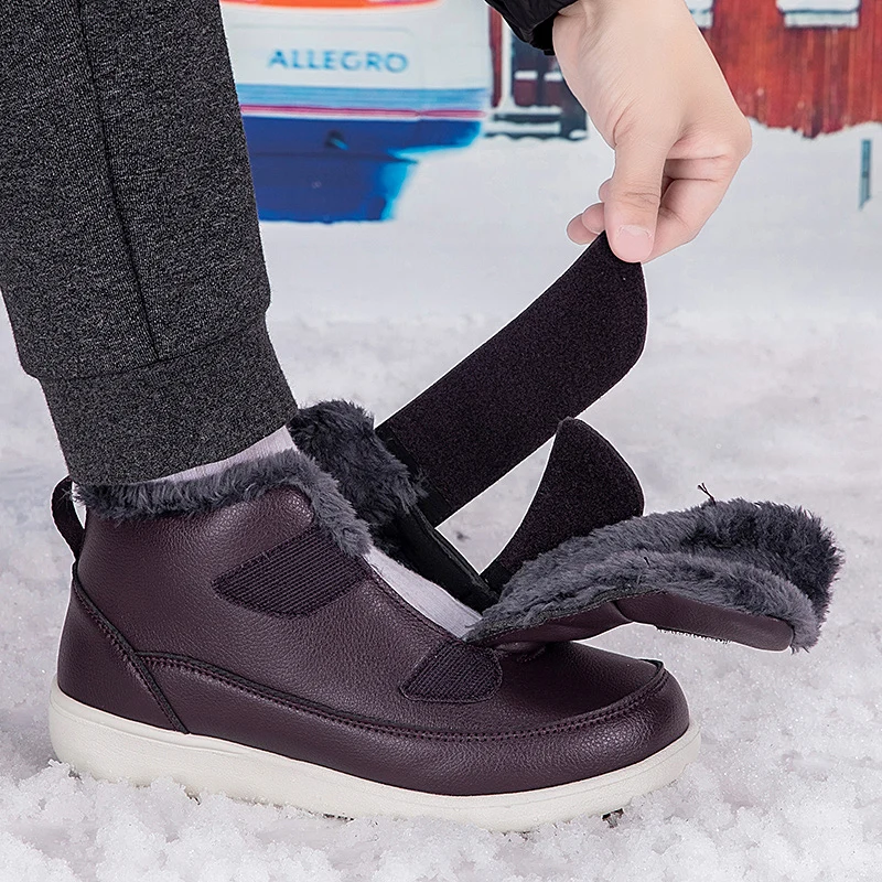 Winter Woman Wide Foot Toes Ankle Snow Boots Women With Fur Plush Warm Cotton Shoes Ladies Non Slip Comfortable
Winter Woman Wide Foot Toes Ankle Snow Boots Women With Fur Plush Warm Cotton Shoes Ladies Non Slip Comfortable