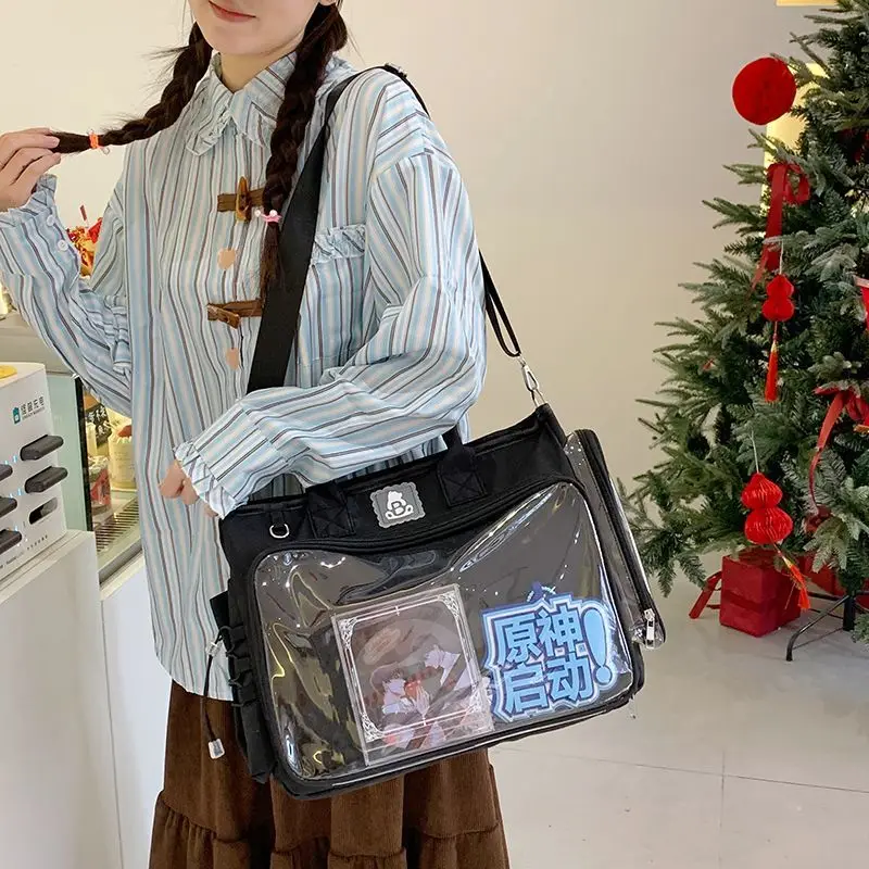Fashionable Square Female Backpack Transparent Multifunctional Shoulders Bag Large Capacity Daily Outing Totes Handbags Mochilas
Fashionable Square Female Backpack Transparent Multifunctional Shoulders Bag Large Capacity Daily Outing Totes Handbags Mochilas