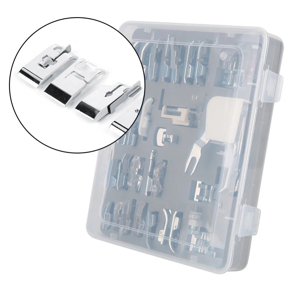 30Pcs Universal compatibility Sewing Machine Presser Foot Multifunctional design Household dedicated Sewing Accessories
30Pcs Universal compatibility Sewing Machine Presser Foot Multifunctional design Household dedicated Sewing Accessories