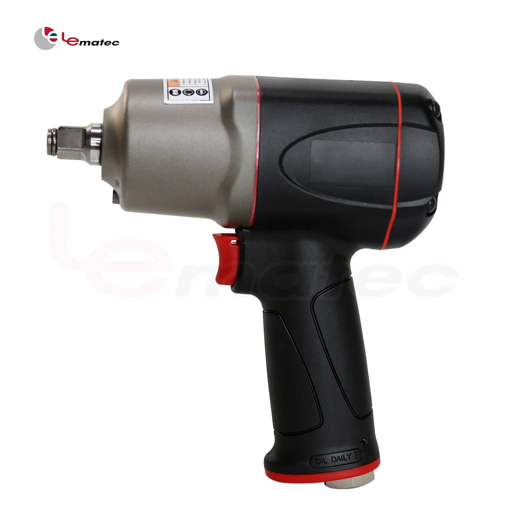 Heavy Duty 1/2" Air Impact Wrench with 1000 Ft-lbs Torque and Twin Hammer Mechanism
Heavy Duty 1/2" Air Impact Wrench with 1000 Ft-lbs Torque and Twin Hammer Mechanism