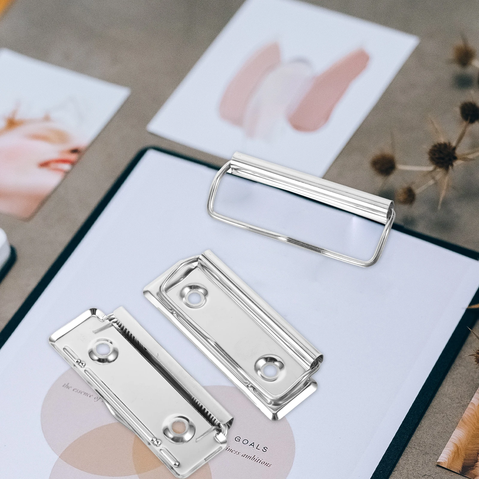 10 Pcs Metal Plate Clips 7cm Without Corner Protective Document Organization Office Study Use Small Boards Hardware 
10 Pcs Metal Plate Clips 7cm Without Corner Protective Document Organization Office Study Use Small Boards Hardware