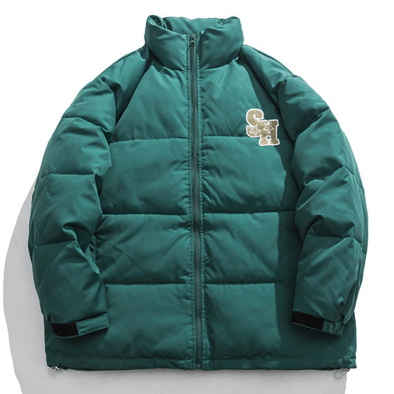 Winter Hooded Parkas Men Color Block Street Harajuku Thicken Warm Zipper Padded Jacket Oversized Casual Patchwork Coats Unisex
Winter Hooded Parkas Men Color Block Street Harajuku Thicken Warm Zipper Padded Jacket Oversized Casual Patchwork Coats Unisex