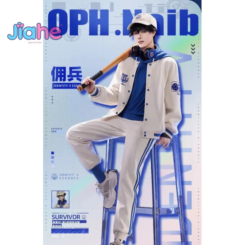 Naib Subedar Mercenary Identity V OPH Esports Косплей Костюм Утка кепка бейсбольный трикотаж реквизит для наушников Хэллоуин повседневный мужской комплект
Naib Subedar Mercenary Identity V OPH Esports Косплей Костюм Утка кепка бейсбольный трикотаж реквизит для наушников Хэллоуин повседневный мужской комплект