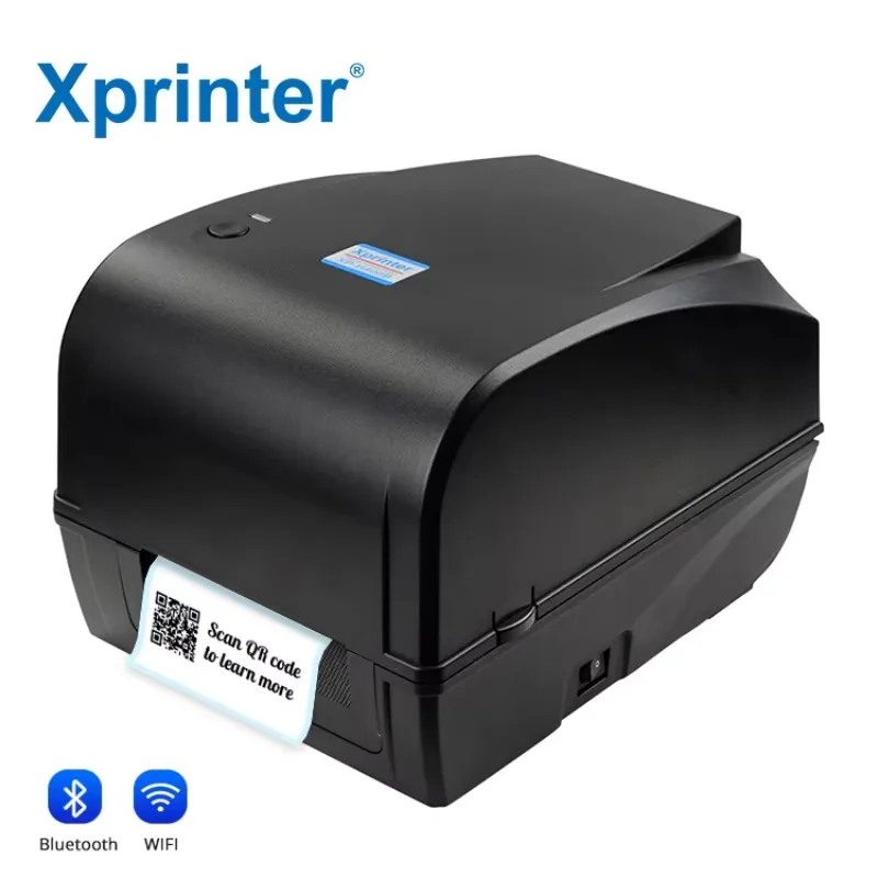 Xprinter XP-H400B/ XP-H400E Thermal Barcode Printer Thermal Transfer Ribbon Printer Machine With USB Ribbon Label Printer
Xprinter XP-H400B/ XP-H400E Thermal Barcode Printer Thermal Transfer Ribbon Printer Machine With USB Ribbon Label Printer