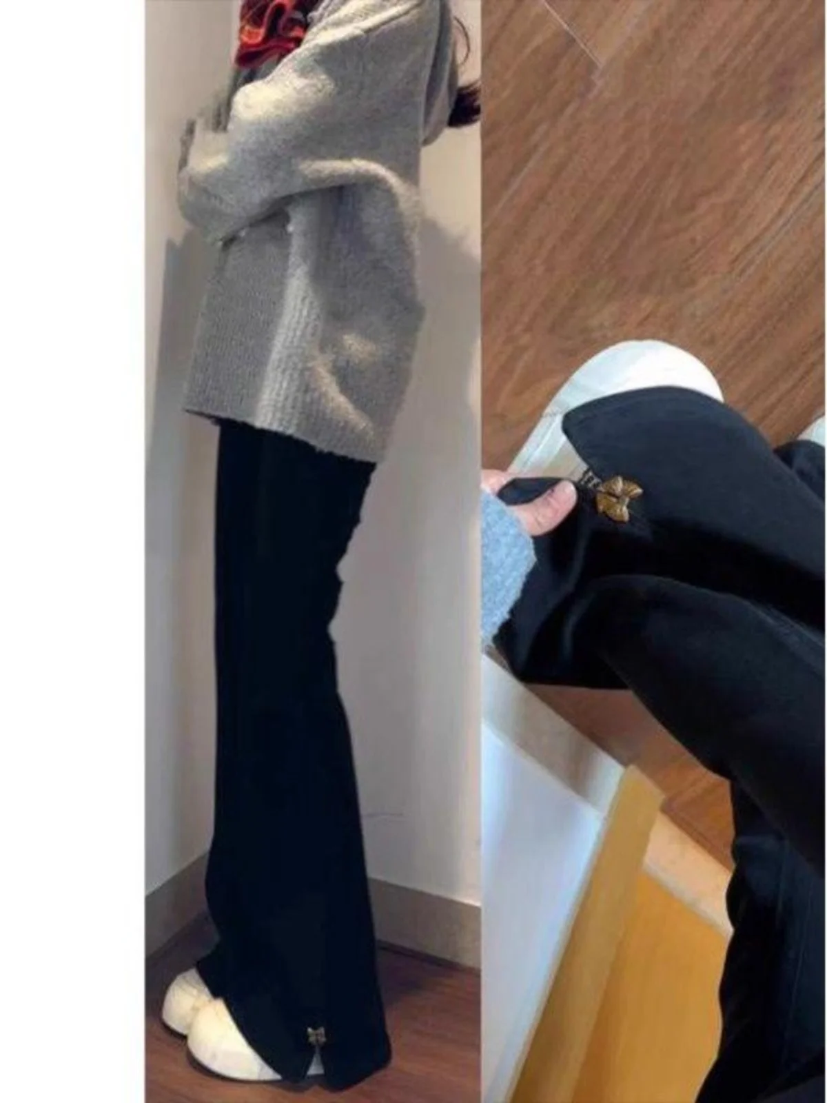 High Waist Wide Leg Jeans Women's Loose Fit Flared Pants plus Size Casual Style Spring Autumn Deep Color Bootcut Trousers
High Waist Wide Leg Jeans Women's Loose Fit Flared Pants plus Size Casual Style Spring Autumn Deep Color Bootcut Trousers