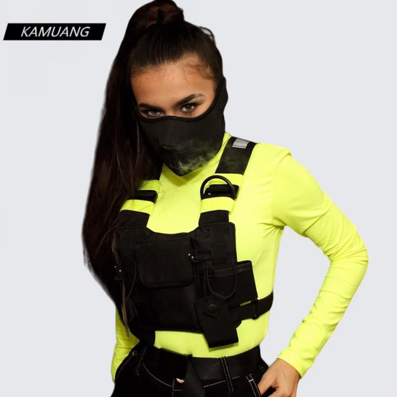 Men's and Women's Tactical Multi Pocket Vest Bag Fashion Reflective Tank Top Outdoor Chest Bag
Men's and Women's Tactical Multi Pocket Vest Bag Fashion Reflective Tank Top Outdoor Chest Bag