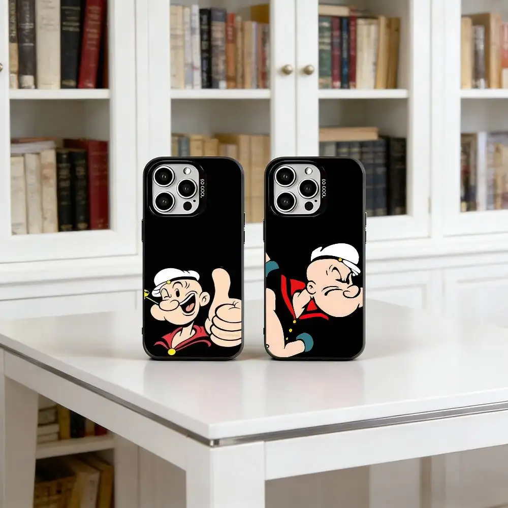 C-Cute cartoon P-Popeye Phone Case For iPhone 17,16,15,14,13,12,11 Plus,Pro Max,XS,Colored Silver Plated Inside Cover
C-Cute cartoon P-Popeye Phone Case For iPhone 17,16,15,14,13,12,11 Plus,Pro Max,XS,Colored Silver Plated Inside Cover