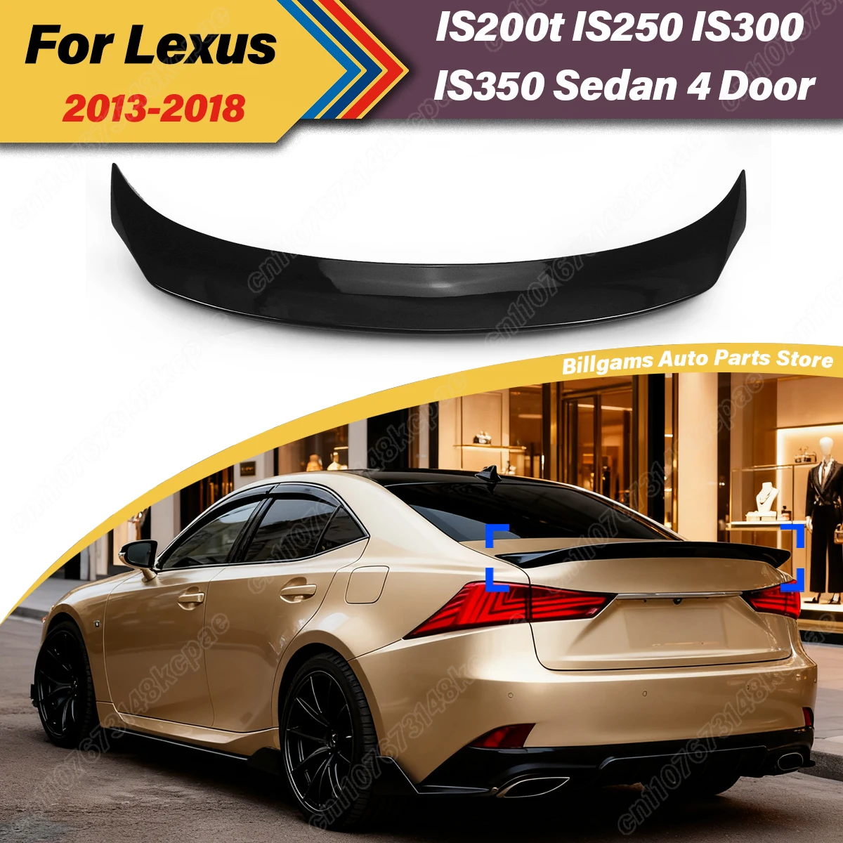 For Lexus IS200t IS250 IS300 IS350 2014 2015 2016 2017 2018 2019 2020 Automobile Rear Middle Spoiler Board Decoration Body Kit
For Lexus IS200t IS250 IS300 IS350 2014 2015 2016 2017 2018 2019 2020 Automobile Rear Middle Spoiler Board Decoration Body Kit