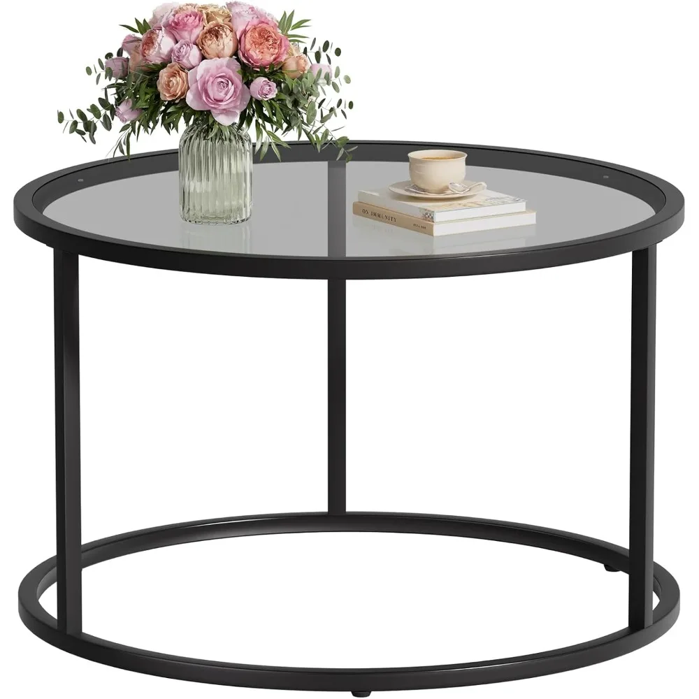 Round Coffee Table Glass Coffee Tables for Small Space Simple Modern Center Table for Living Room Home Office, Sofa Side Table
Round Coffee Table Glass Coffee Tables for Small Space Simple Modern Center Table for Living Room Home Office, Sofa Side Table