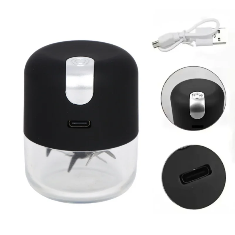 Mini Electric Dry Herb Grinder High Speed Rotation Tobacco Shredder USB Rechargeable Grass Grinders for Smoking Accessories
Mini Electric Dry Herb Grinder High Speed Rotation Tobacco Shredder USB Rechargeable Grass Grinders for Smoking Accessories