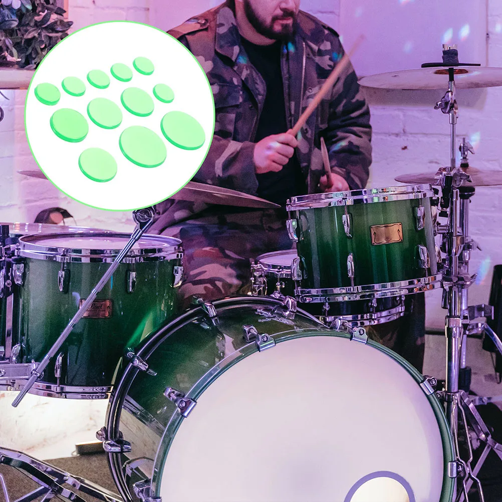 24 Pcs Mute Pad Snare Drum Drops Dampeners Sound Dampening Practice Cushion Pads Silica Gel Damper Bass
24 Pcs Mute Pad Snare Drum Drops Dampeners Sound Dampening Practice Cushion Pads Silica Gel Damper Bass