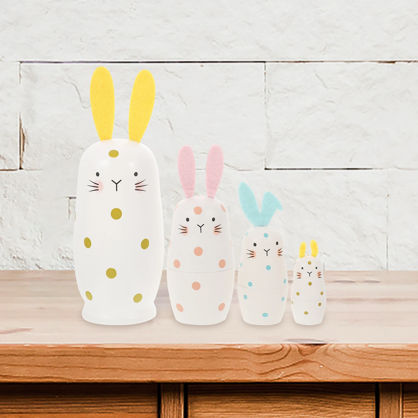 Wooden Nesting Bunny Design Stacking Toys Safe Material Kids Plaything Home Decor Supplies Non Fading Parent Child
Wooden Nesting Bunny Design Stacking Toys Safe Material Kids Plaything Home Decor Supplies Non Fading Parent Child