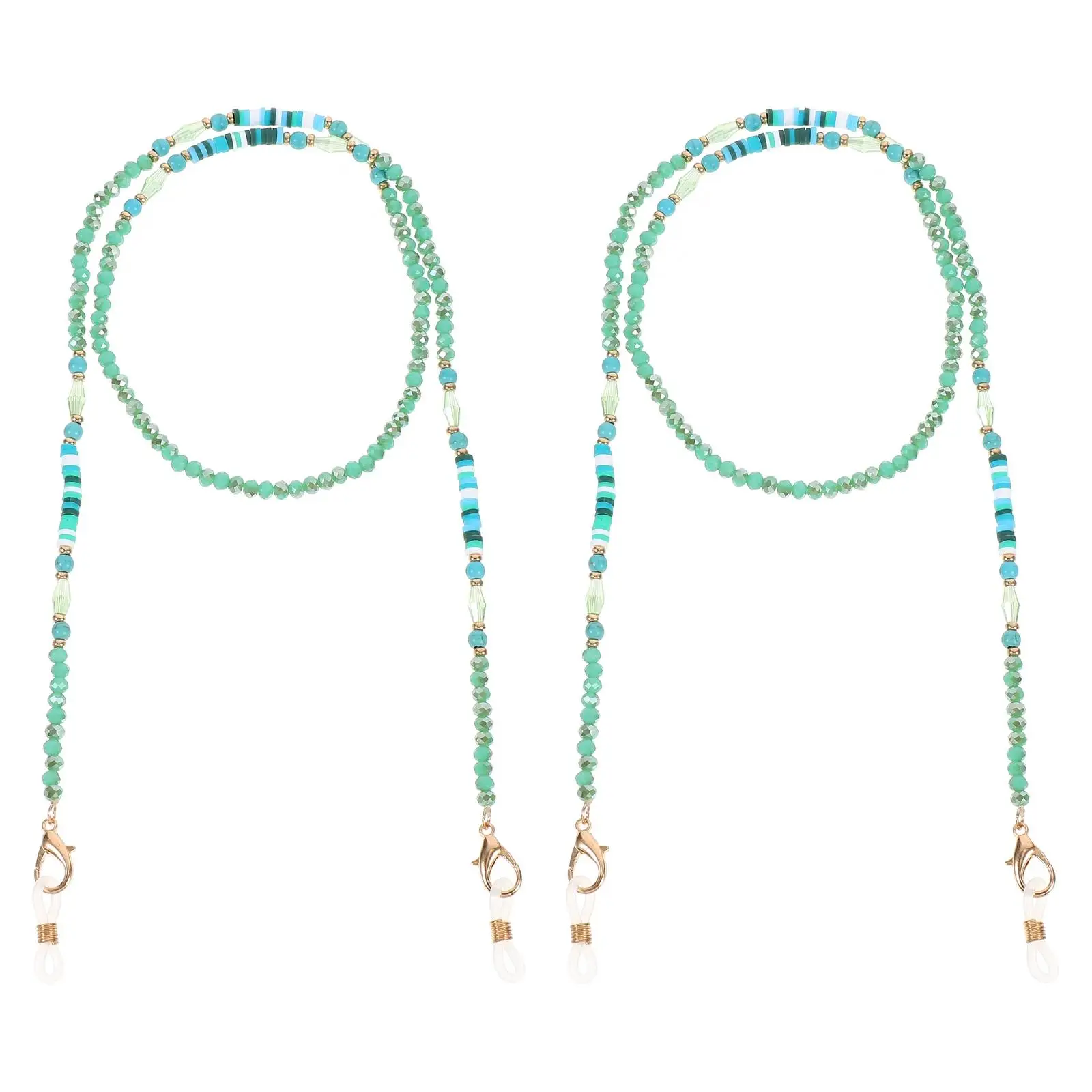 2 Pcs Children Eyewear Glasses Chains Crystal Beads Clay Turquoise Kids Mask Lanyard Anti Lost Ropes For Masks Glasses
2 Pcs Children Eyewear Glasses Chains Crystal Beads Clay Turquoise Kids Mask Lanyard Anti Lost Ropes For Masks Glasses