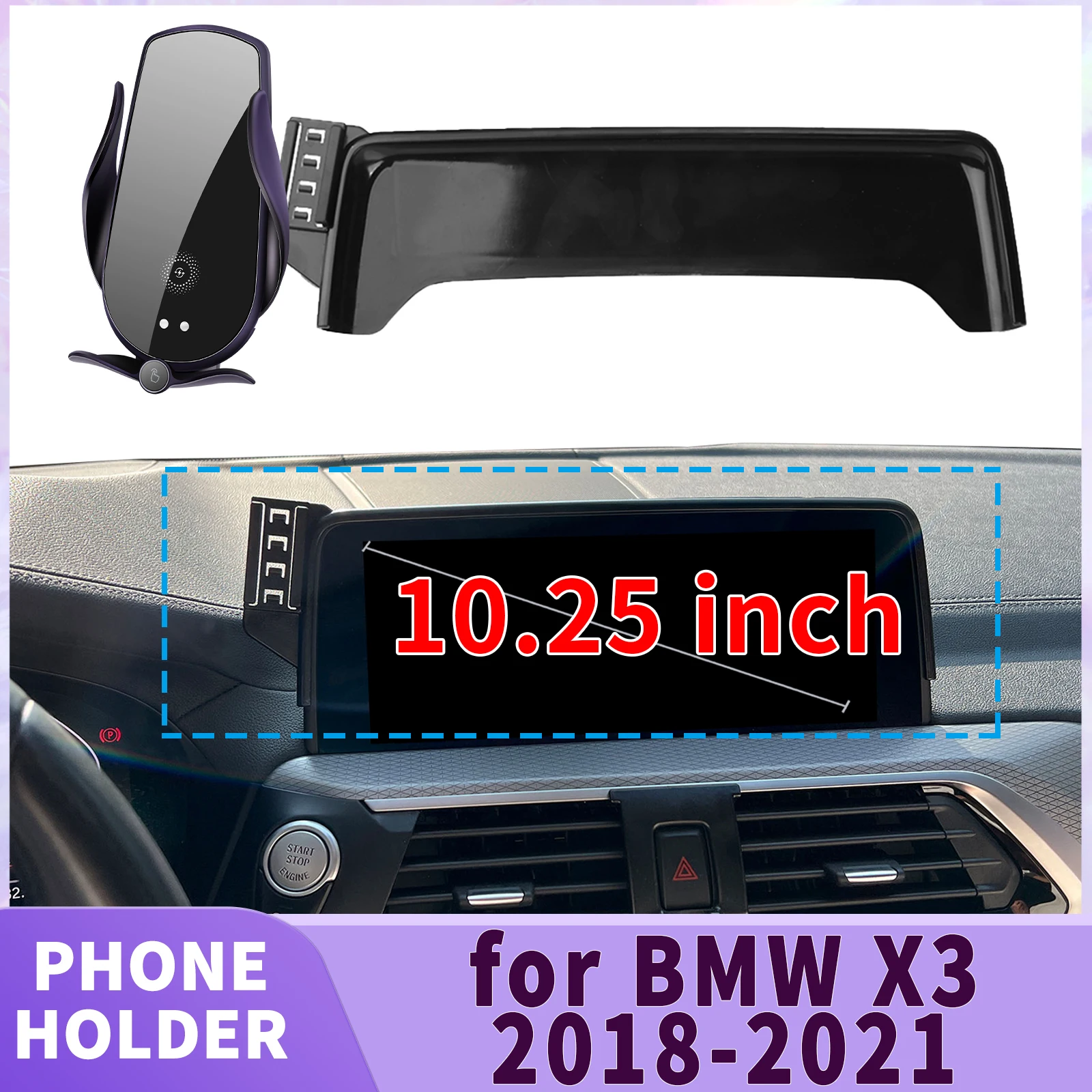 fit for BMW X4 2018 2019 2020 2021 Screen Base Phone Holder Mount Secure Clip Car accessoires
fit for BMW X4 2018 2019 2020 2021 Screen Base Phone Holder Mount Secure Clip Car accessoires