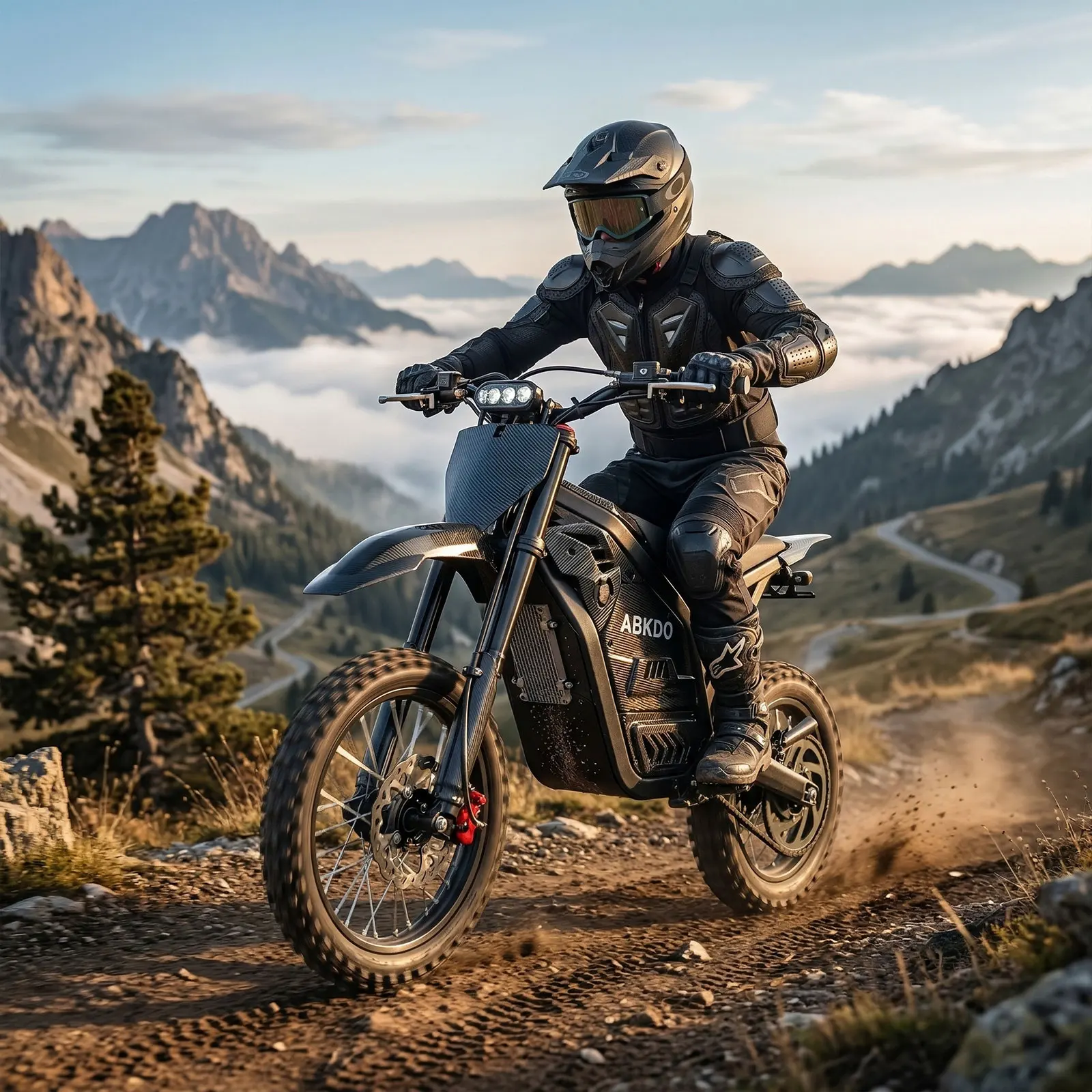 ABKDO EDB002 4000W Electric Motorcycle 38MPH Off-Road E-Bike 48V Lithium Battery with Reverse Function & Phone Holder
ABKDO EDB002 4000W Electric Motorcycle 38MPH Off-Road E-Bike 48V Lithium Battery with Reverse Function & Phone Holder