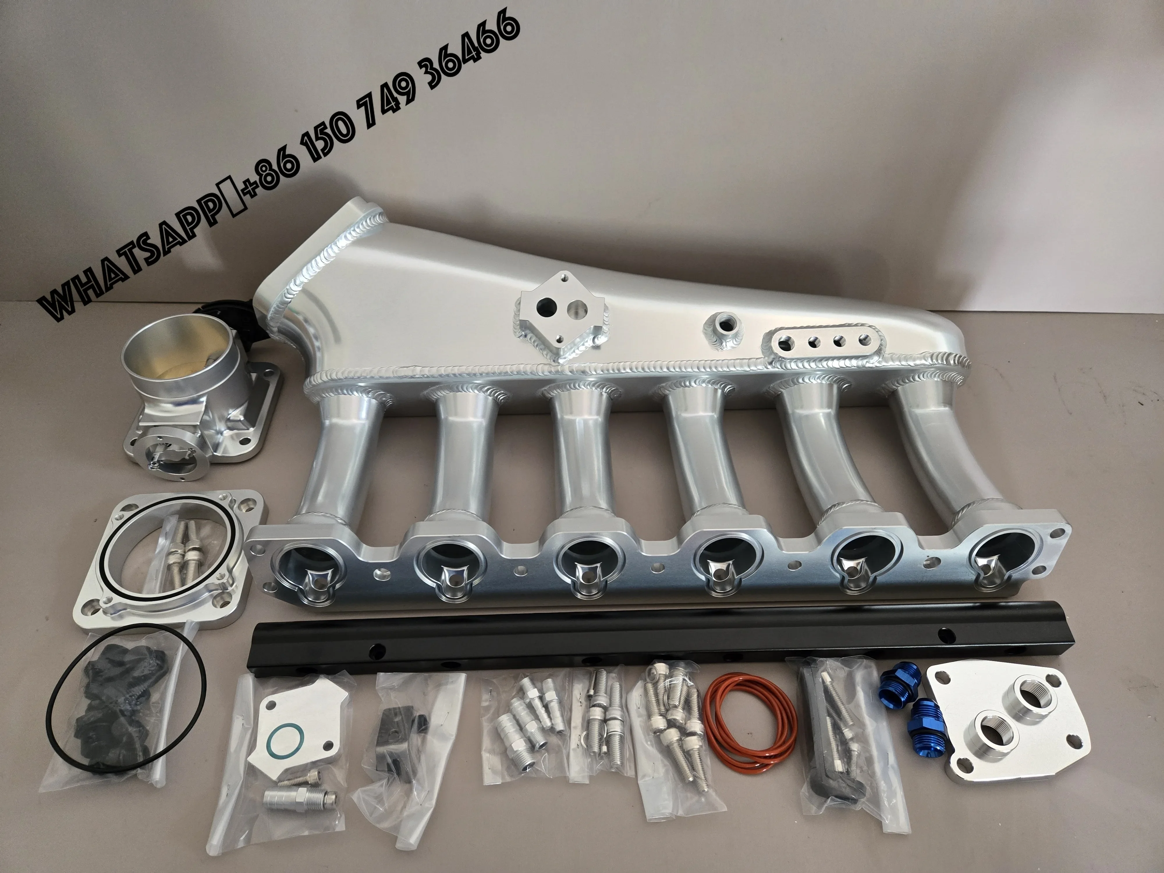 CNC Auto Performance Enhancement Parts Silver Black Intake Manifold for Mercedes Benz M104 Engine New Condition
CNC Auto Performance Enhancement Parts Silver Black Intake Manifold for Mercedes Benz M104 Engine New Condition