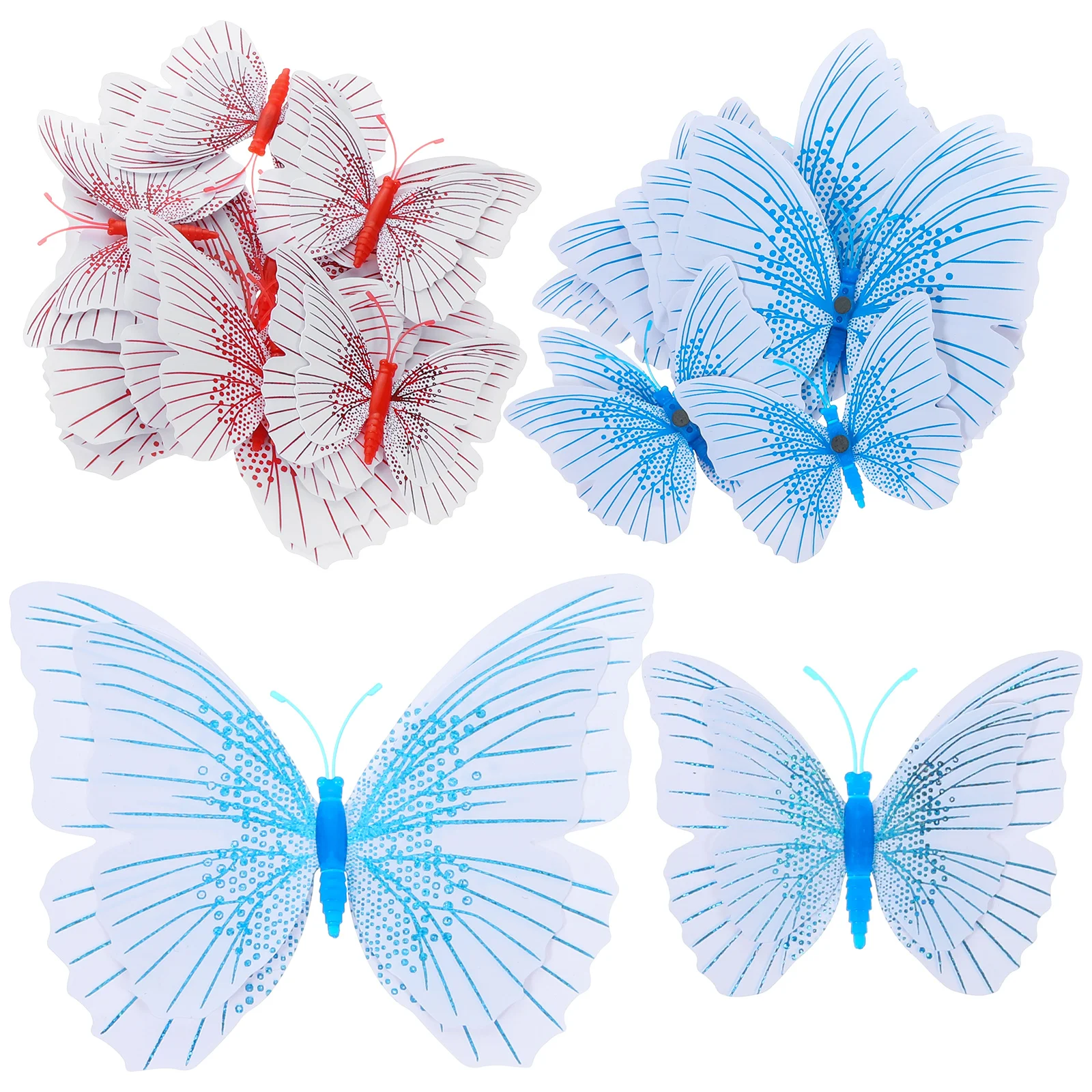 24pcs Pvc Butterflies Wall Mural Butterfly Wall Sticker Colorful Decor Decals Removable Large PVC Home Decoration Garden Fence
24pcs Pvc Butterflies Wall Mural Butterfly Wall Sticker Colorful Decor Decals Removable Large PVC Home Decoration Garden Fence