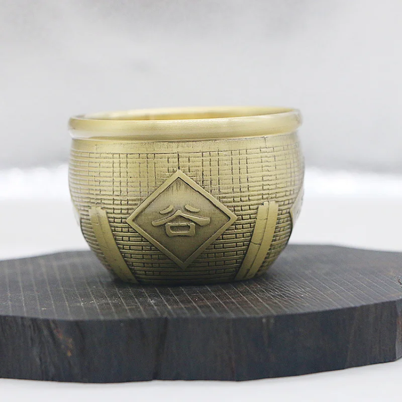Auspicious Grain Harvest Water Ornament Feng Shui Wealth-Attracting Copper Jar Living Room Office Entrance Decoration Housew
Auspicious Grain Harvest Water Ornament Feng Shui Wealth-Attracting Copper Jar Living Room Office Entrance Decoration Housew