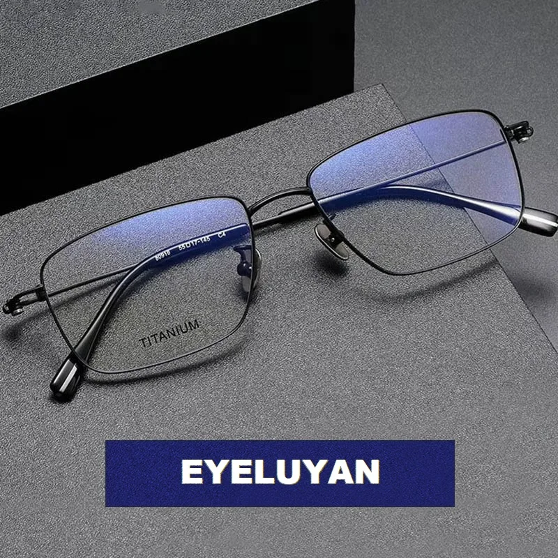 EYELUYAN Ultralight Titanium Optical Frame Men Titanium Full Rim Myopia Prescription Eyeglass Frame Women 80916
EYELUYAN Ultralight Titanium Optical Frame Men Titanium Full Rim Myopia Prescription Eyeglass Frame Women 80916