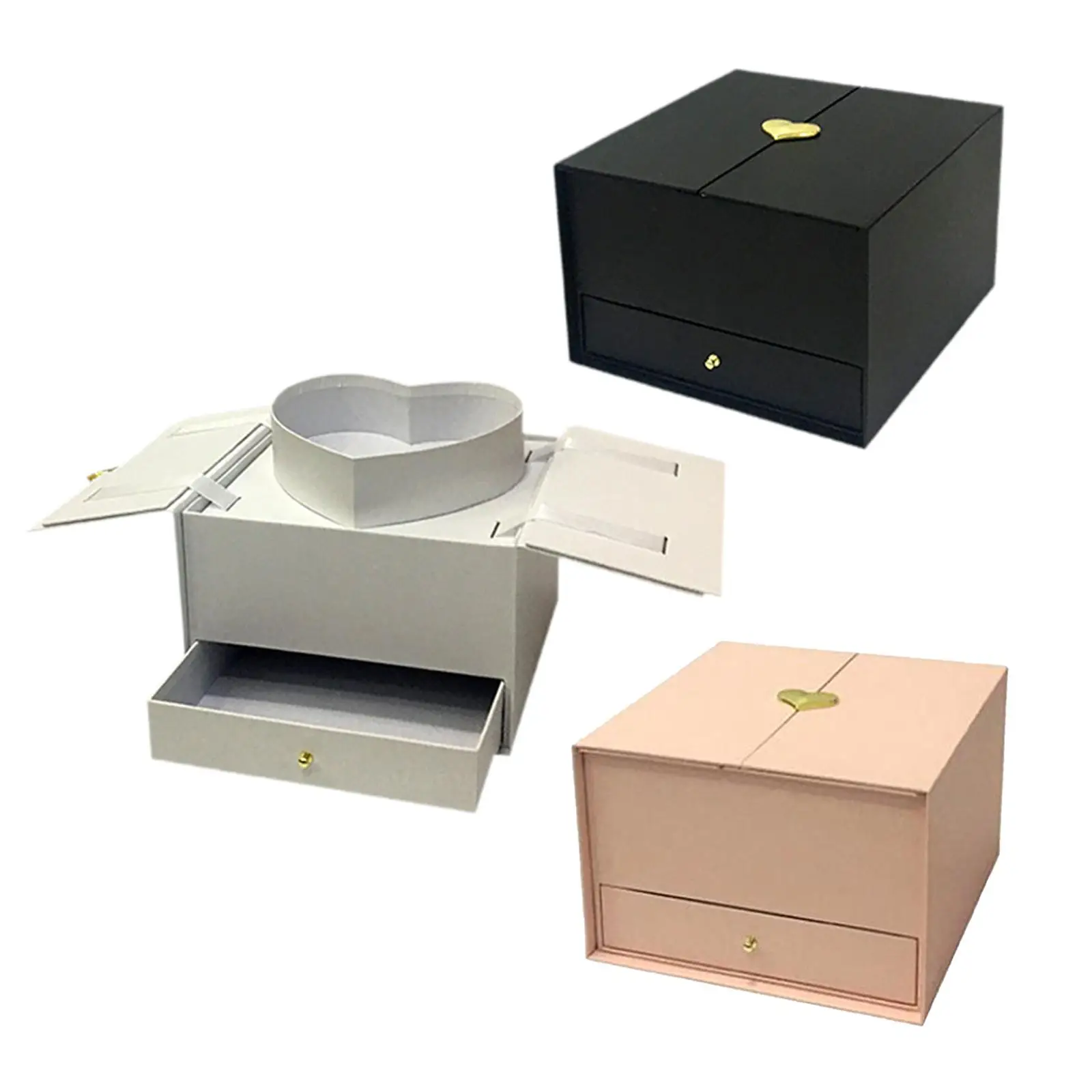 Empty Packaging Gift Box Flower Fillable Box Decoration 9.8x9.2x6inch for Valentine's Day
Empty Packaging Gift Box Flower Fillable Box Decoration 9.8x9.2x6inch for Valentine's Day