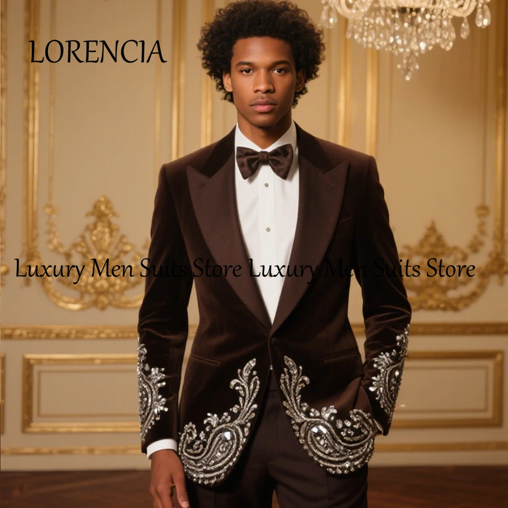 Уникальные мужские костюмы со стразами, 2 предмета, приталенные смокинги, наряды для свадебной вечеринки, 2025 г., блейзер на заказ, брюки, roupas masculinas
Уникальные мужские костюмы со стразами, 2 предмета, приталенные смокинги, наряды для свадебной вечеринки, 2025 г., блейзер на заказ, брюки, roupas masculinas