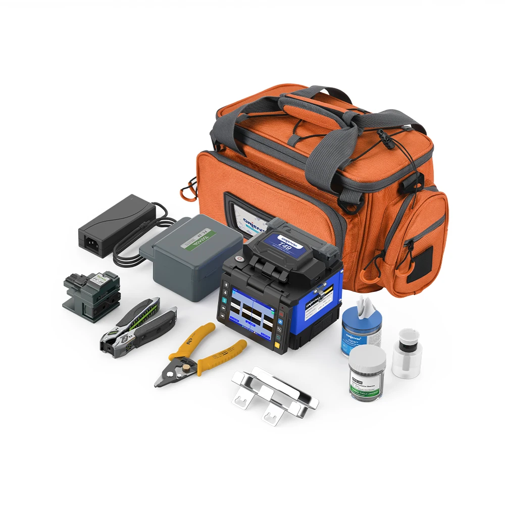 OrienTek FTTx T49 Fiber Optic Fusion Splicer , Core Alignment ARC Welding Machine with 8S Fast Splicing and 18s Heating Time
OrienTek FTTx T49 Fiber Optic Fusion Splicer , Core Alignment ARC Welding Machine with 8S Fast Splicing and 18s Heating Time
