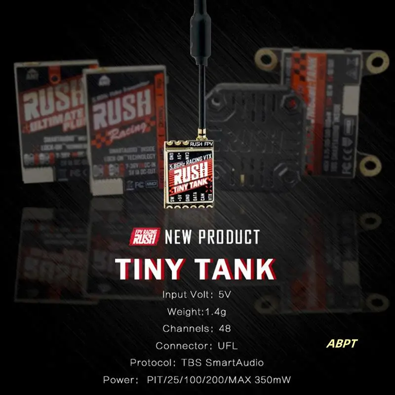 For RUSH TINY TANK VTX 5.8G 48CH 350Mw 5V Nano FPV Transmitter TBS Smartaudio For FPV RC Racing Drone
For RUSH TINY TANK VTX 5.8G 48CH 350Mw 5V Nano FPV Transmitter TBS Smartaudio For FPV RC Racing Drone
