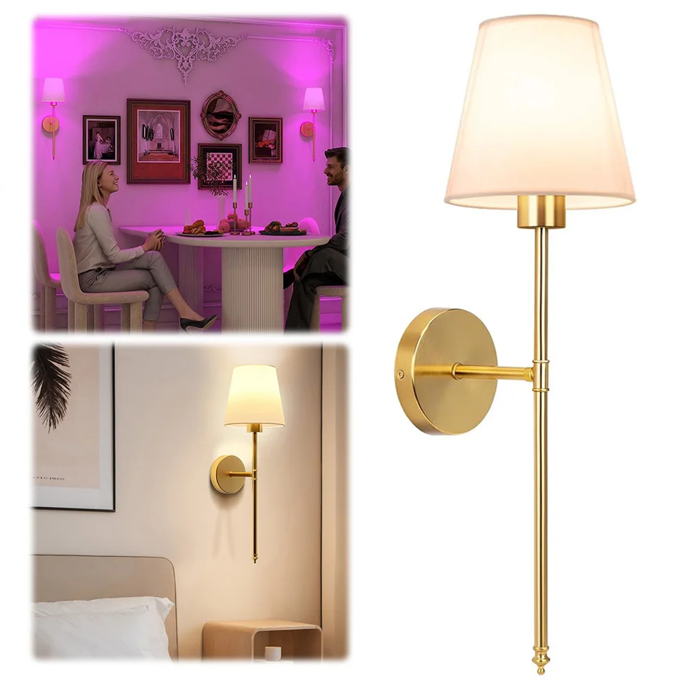 Simple Wall Sconce USB Rechargeable Metal Wall Light 3 Light Colors Wireless Sconce Cordless Wall Lamp for Hallway Corridor
Simple Wall Sconce USB Rechargeable Metal Wall Light 3 Light Colors Wireless Sconce Cordless Wall Lamp for Hallway Corridor