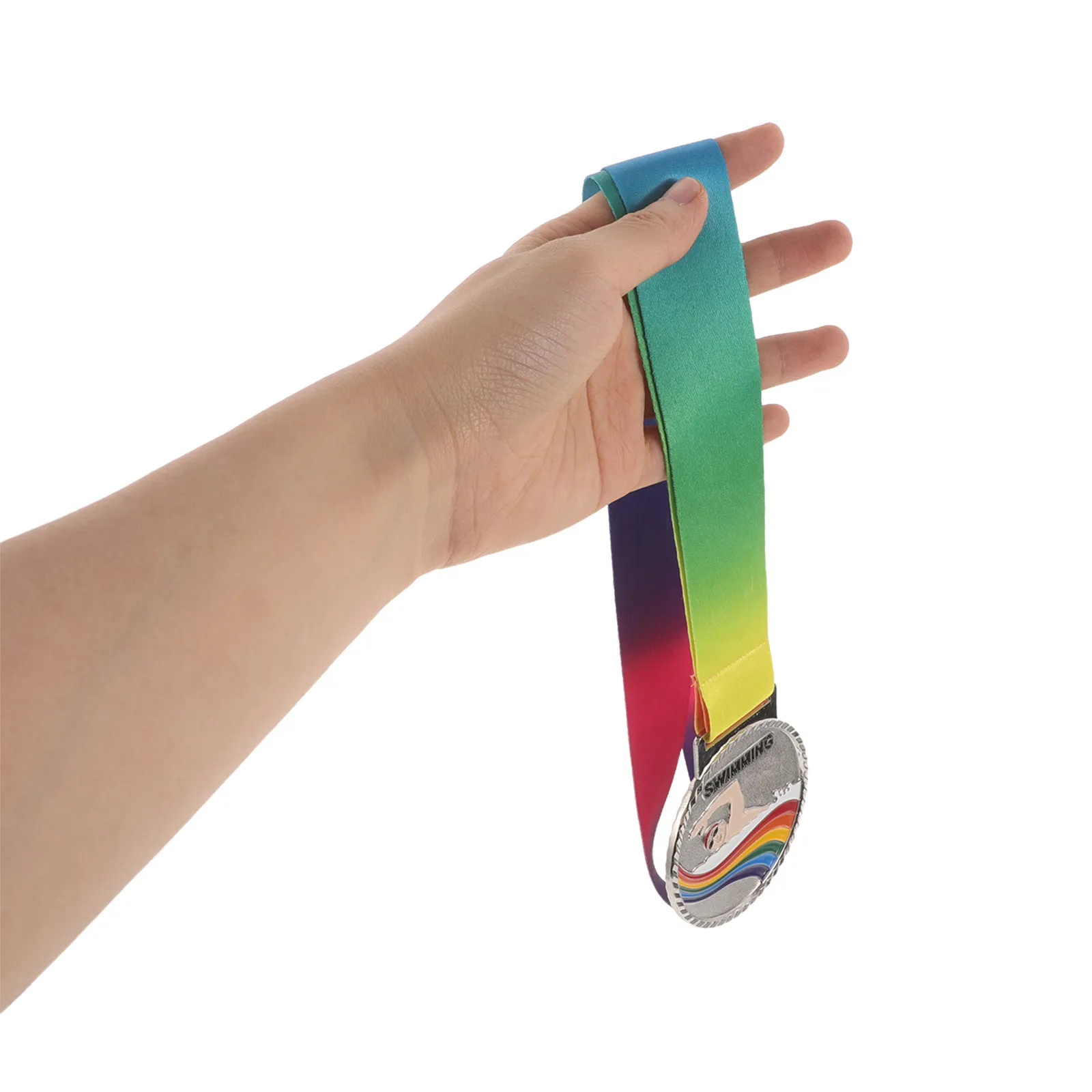 Swimming Medal Lightweight Metal Winner Awards Soft Nylon Ribbon Rounded Edges School Sports Awards Participant
Swimming Medal Lightweight Metal Winner Awards Soft Nylon Ribbon Rounded Edges School Sports Awards Participant
