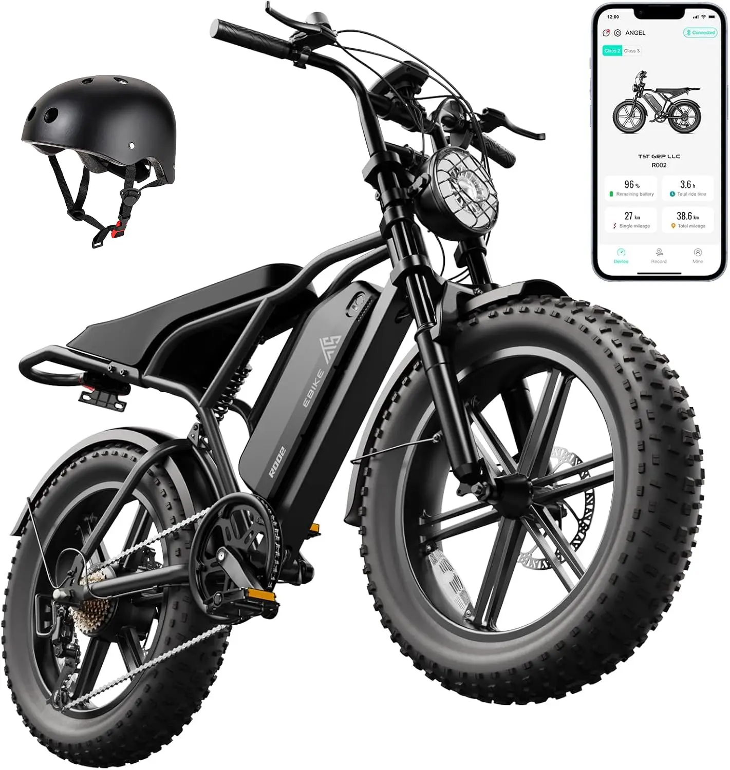 1500W Peak 20" Fat Tire Electric Bike 60 Miles Range 48V 15AH Battery All-Terrain E-Bike UL 2849 Tested, Customized
1500W Peak 20" Fat Tire Electric Bike 60 Miles Range 48V 15AH Battery All-Terrain E-Bike UL 2849 Tested, Customized