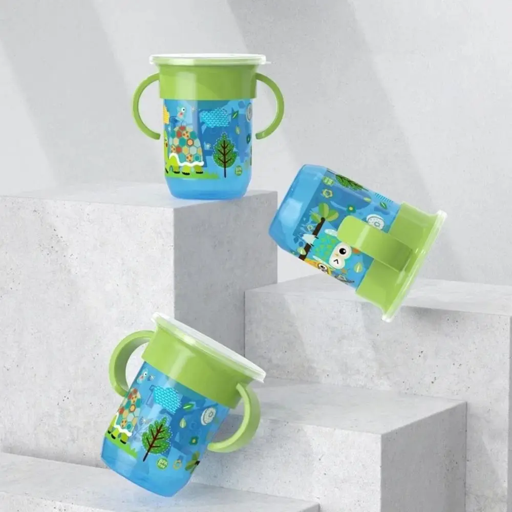 Cartoon Animals Toddler Training Cup 360 Rotated Flip Lid Baby Sip Cups with Double Handle Reuseable Baby Learning Drinking Cup
Cartoon Animals Toddler Training Cup 360 Rotated Flip Lid Baby Sip Cups with Double Handle Reuseable Baby Learning Drinking Cup