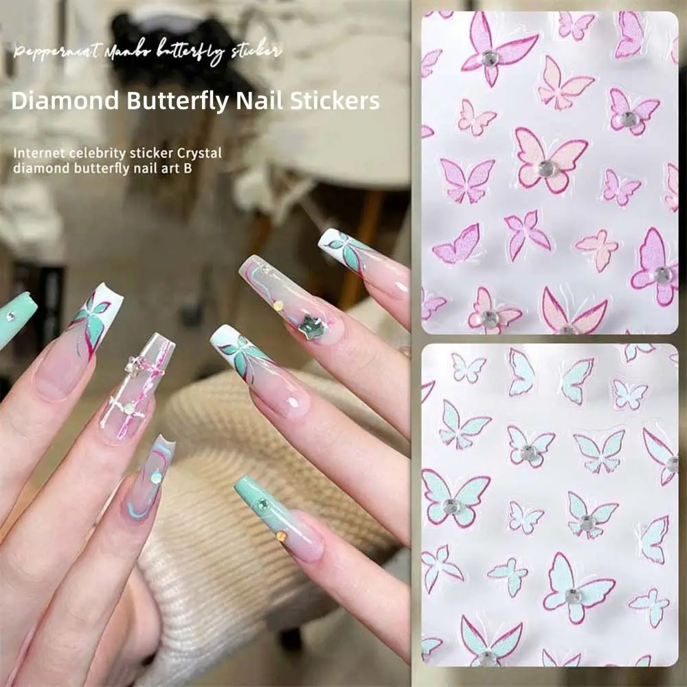 Butterfly Nail Stickers Embossed Sticker Nail Accessories Diamond Butterfly Nail Decals Nail Supplies
Butterfly Nail Stickers Embossed Sticker Nail Accessories Diamond Butterfly Nail Decals Nail Supplies