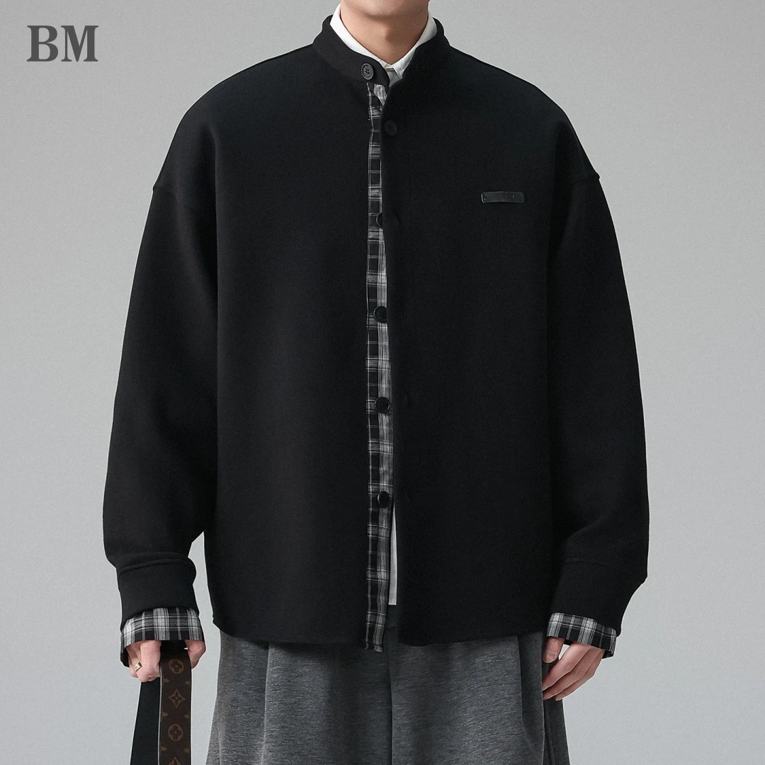 Mens Plaid Layered Button Up Sweatshirt Jacket Oversized 6XL Spring Fall Streetwear Casual Long Sleeve Big Size Coat Trendy
Mens Plaid Layered Button Up Sweatshirt Jacket Oversized 6XL Spring Fall Streetwear Casual Long Sleeve Big Size Coat Trendy
