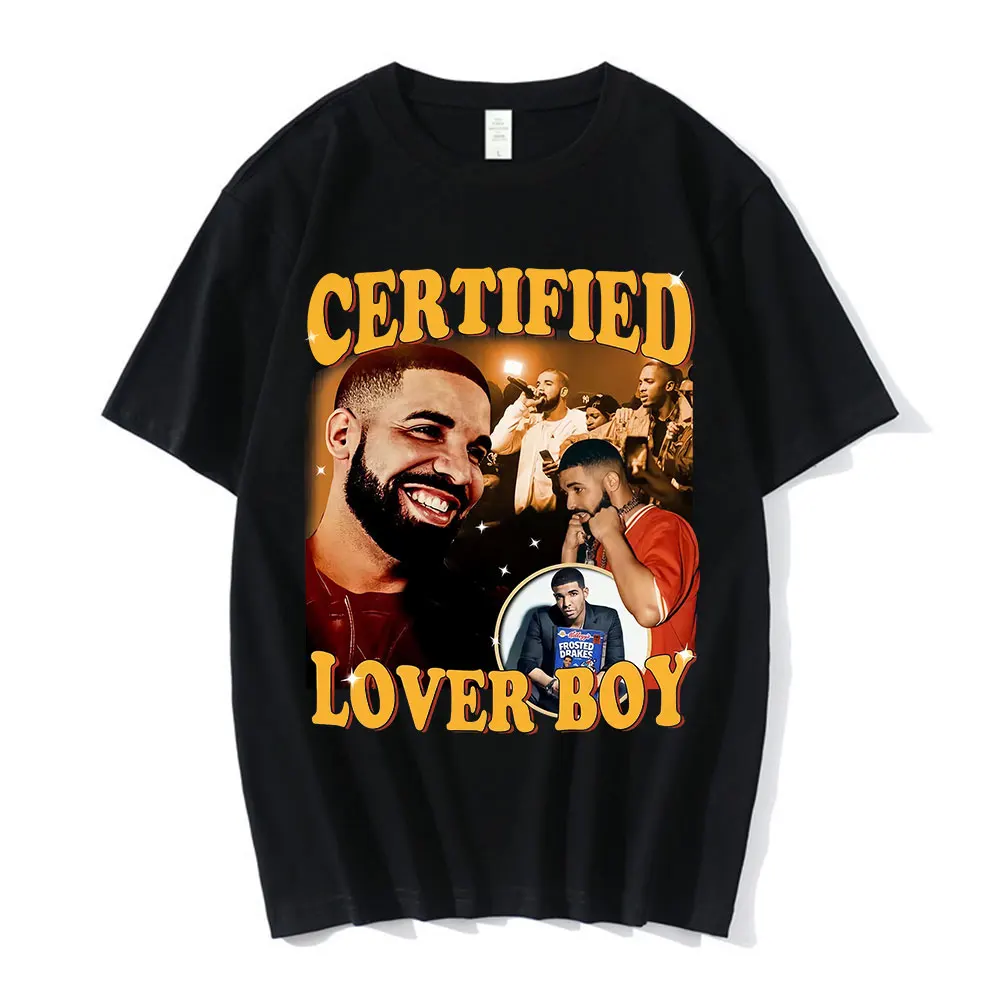 Certified Lover Boy Album Print Graphics T-shirts Hip Hop Rapper Drake Boys Tees Men Women Fashion Casual Short Sleeve T Shirt
Certified Lover Boy Album Print Graphics T-shirts Hip Hop Rapper Drake Boys Tees Men Women Fashion Casual Short Sleeve T Shirt