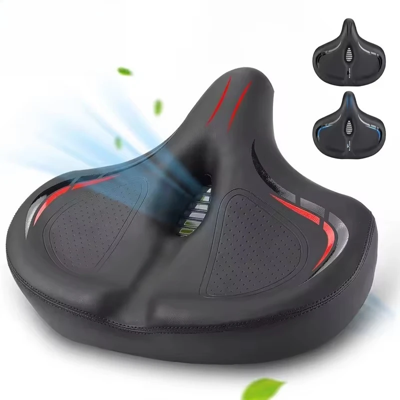 Bicycle Soft Seat Bicycle Saddle Comfortable Leather Mountain Bike Saddle Soft Big Butt Cushion Bicycle Seat Saddle
Bicycle Soft Seat Bicycle Saddle Comfortable Leather Mountain Bike Saddle Soft Big Butt Cushion Bicycle Seat Saddle
