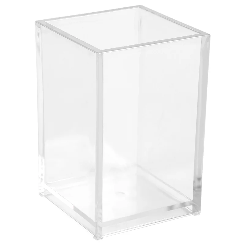 Acrylic Pen Holder 2 Pack,Clear Desktop Pencil Cup Stationery Organizer For Office Desk Accessory
Acrylic Pen Holder 2 Pack,Clear Desktop Pencil Cup Stationery Organizer For Office Desk Accessory