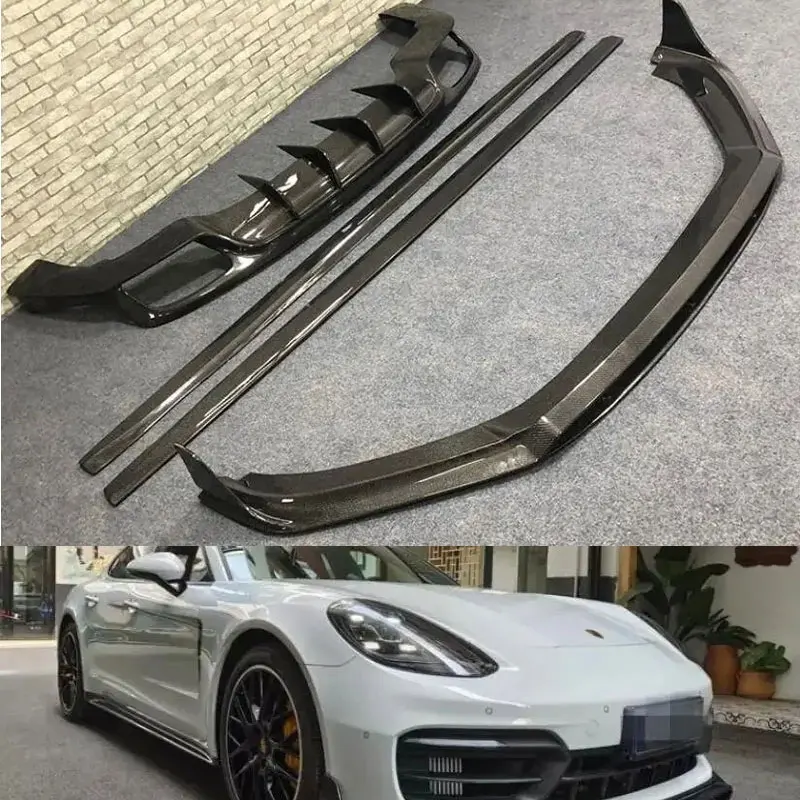 Real Carbon Fiber For Porsche Panamera 971 Turbo 2017-2023 Front Bumper Lip Rear Diffuser Spoiler Side Skirt Body Kit
Real Carbon Fiber For Porsche Panamera 971 Turbo 2017-2023 Front Bumper Lip Rear Diffuser Spoiler Side Skirt Body Kit