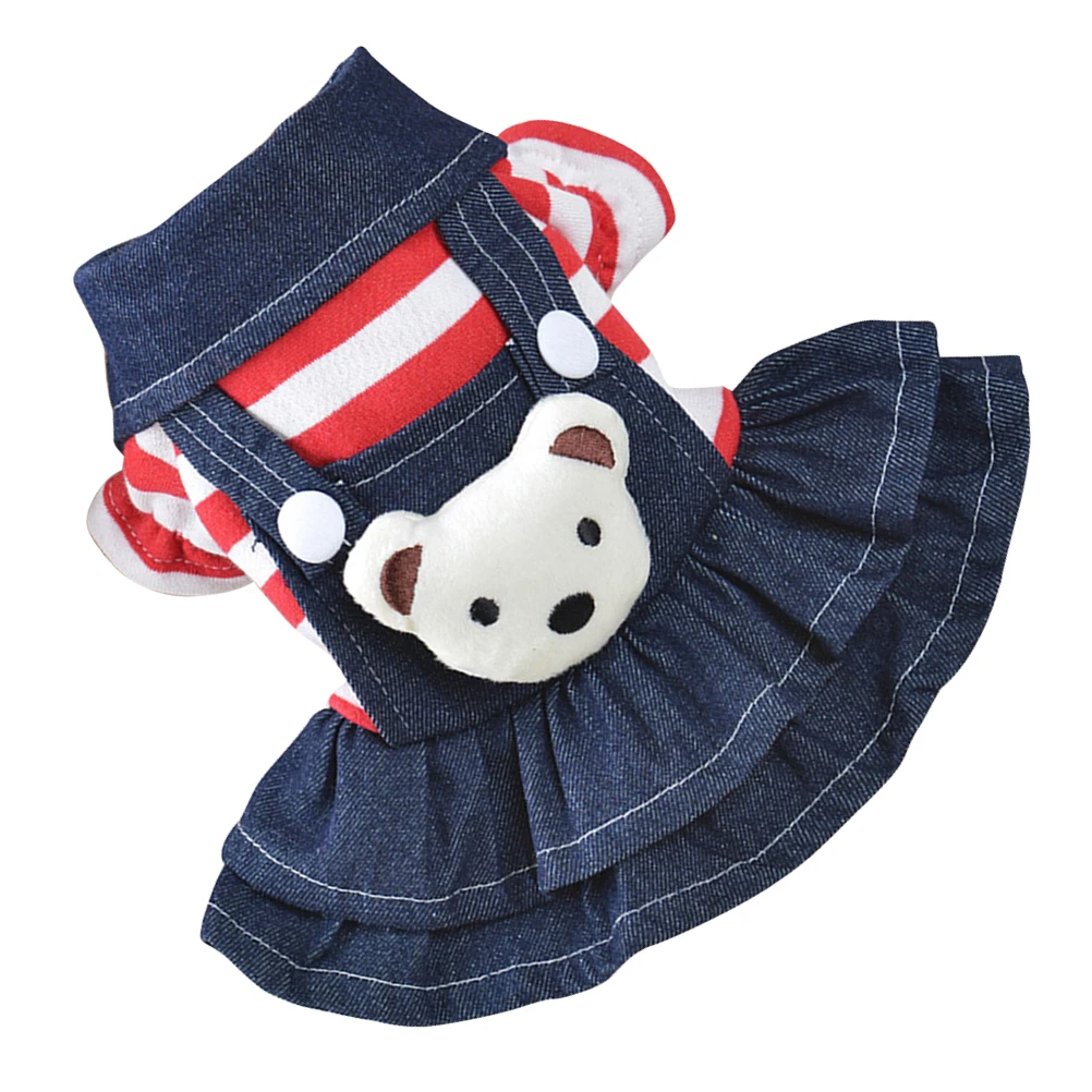 Red Striped Bear Skirt for Small Dogs Pet Clothes Dress Puppy Apparel Winter Summer Daily Wear Outdoor Home Travel Dog
Red Striped Bear Skirt for Small Dogs Pet Clothes Dress Puppy Apparel Winter Summer Daily Wear Outdoor Home Travel Dog