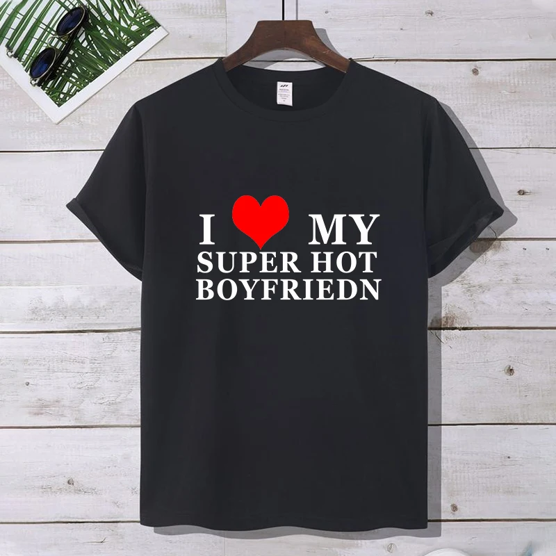 Graphic T Shirts I Love My Boyfriend Y2k Men's Clothing Streetwear New in Tops Personalized Women Short Sleeve Tee Vintage
Graphic T Shirts I Love My Boyfriend Y2k Men's Clothing Streetwear New in Tops Personalized Women Short Sleeve Tee Vintage